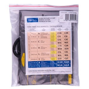 Манжета для тонометра LITTLE DOCTOR (Літл Доктор) розмір 25-40 см 1 трубка з бавовняним покриттям С1А