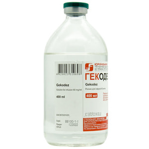 Гекодез р-р д/инф. 6% бут. 400мл