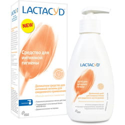 Засіб для інтимної гігієни Lactacyd (Лактацид) для щоденного застосування флакон з дозатором 200 мл