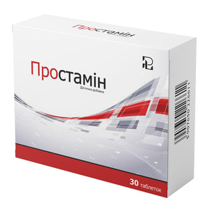 Простамин таблетки для поддержания функции предстательной железы 2 блистера по 15 шт