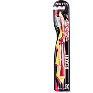 Зубна щітка дитяча REACH Wonder Grip (Річ) з 6 до 12 років 1 шт