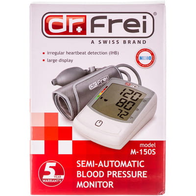 Измеритель (тонометр) артериального давления Dr.Frei (Доктор фрай) полуавтоматический модель M-150S