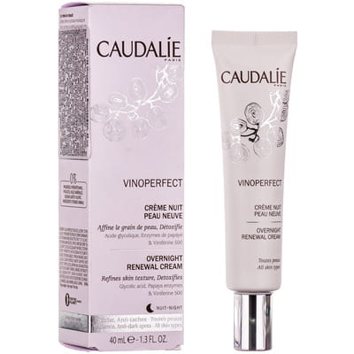 Крем для лица CAUDALIE (Кадали) Vinoperfect (Виноперфект) ночной восстанавливающий для всех типов кожи 40 мл