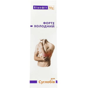 Гель Бишофит Mg++ Форте холодный Полтавский с охлаждающим действием 100 мл