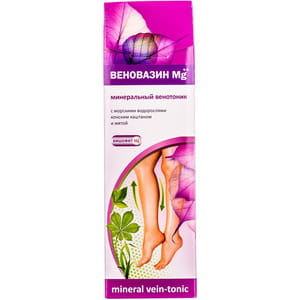 Природный минеральный гель Веновазин Mg++ с тонизирующим действием 100мл