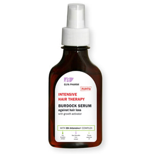 Сыворотка против выпадения волос Elfa Pharm (Эльфа Фарм) Репейная средство №1 с активатором роста Bh Intensive+ 100 мл