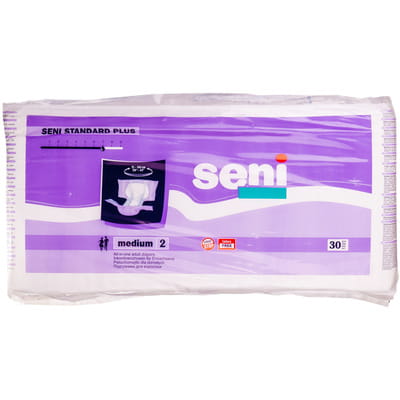 Подгузники для взрослых SENI (Сени) Standard Plus Medium (Стандарт Плюс Медиум) размер M/2 30 шт