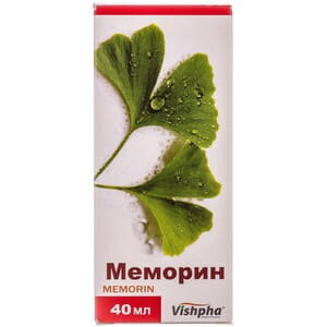 Меморин кап. орал. фл. 40мл