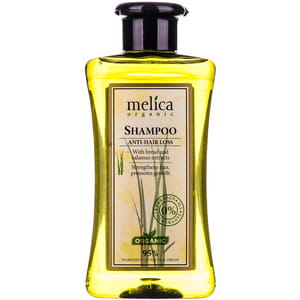 Шампунь MELICA ORGANIC (Меліса Органік) проти випадіння волосся з екстрактом жита та аїру 300 мл