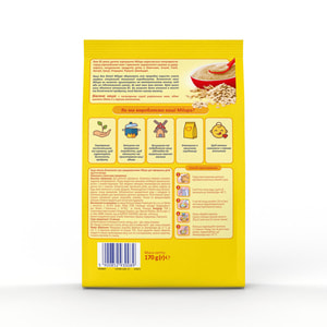 Каша безмолочна дитяча Нутриція Milupa (Мілупа) Вівсяна з 6-ти місяців м'яка упаковка 170 г