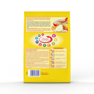 Каша молочна дитяча Нутриція Milupa (Мілупа)  Мультизлакова з фруктами з 7-ми місяців м'яка упаковка 210 г