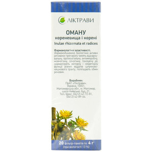 Оману кореневища і корені фільтр-пакет 4г №20