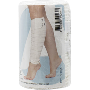 Бинт еластичний медичний Торговий Дім Алком середньої розтяжності розмір 80 мм х 1,5 м 1 шт