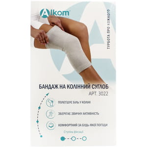 Бандаж на коленный сустав Торговый Дом Алком модель 3022 размер 4