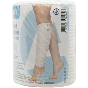 Бинт эластичный медицинский Торговый Дом Алком модель 5508 средней растяжимости размер 80 мм х 2,5 м 1 шт