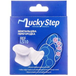 Перегородка міжпальцева LUCKY STEP гелева модель LS10 розмір 2 пара