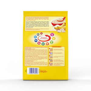 Каша молочная детская Нутриция Milupa (Милупа) Рисовая с бананом с 5-ти месяцев мягкая упаковка 210 г