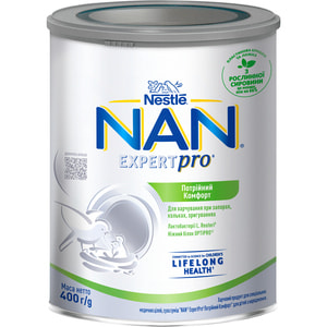Смесь молочная детская NESTLE (Нестле) Нан Тройной комфорт против колик и запоров с рождения 400 г