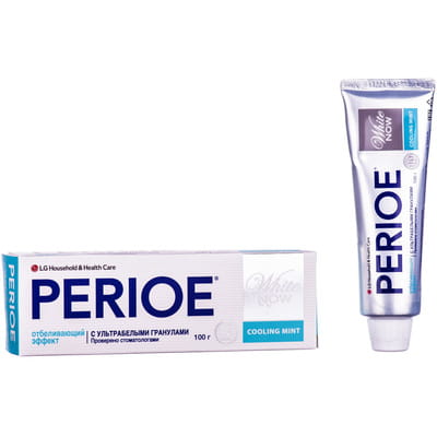 Зубная паста PERIOE (Перио) White now (Вайт нов) с отбеливающим эффектом охлажденная мята 100 г