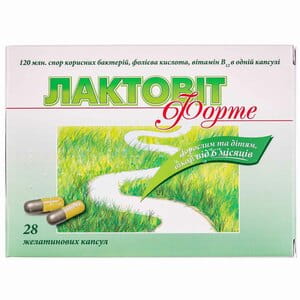 Лактовит форте капс. №28