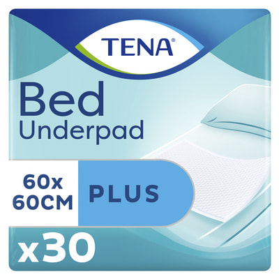 Пелюшки гігієнічні вбираючі TENA BED Plus (Тена Бід Плюс) розмір 60 см х 60 см 30 шт