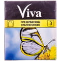 Презервативы латексные VIVA (Вива) ультратонкие 3 шт