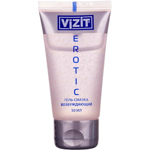 Інтимна гель-змазка VIZIT (Візит) Erotic (Еротик) збуджуюча 50 мл