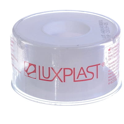 Пластырь медицинский Luxplast (Люкспласт) фиксирующий из гипоалергенного прозрачного полимерного материала размер 5м x 2,5см