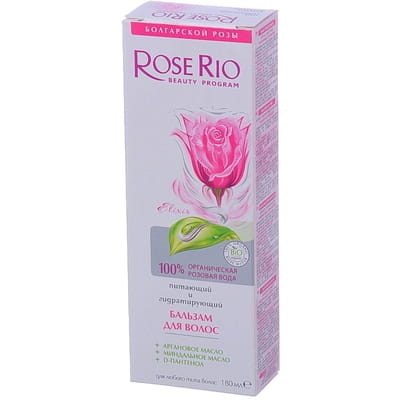 Бальзам для волос ROSE RIO (Роза Рио) питательный и гидратирующий 180мл