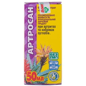Фітоконцентрат Екомед Артросан для поліпшення роботи суглобів 50 мл