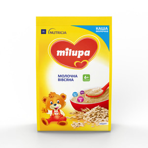 Каша молочна дитяча Нутриція Milupa (Мілупа) Вівсяна з 6-ти місяців м'яка упаковка 210 г