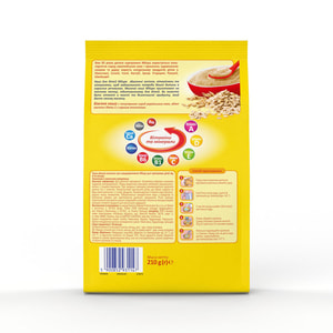 Каша молочна дитяча Нутриція Milupa (Мілупа) Вівсяна з 6-ти місяців м'яка упаковка 210 г