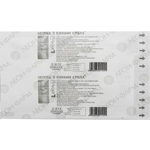 Пластырь хирургический Леопед стерильный нетканый с ионами серебра размер 5 см х 7,5 см 1 шт