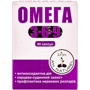 Капсулы для нормализации обмена веществ ENJEE (Энжи) Омега 3-6-9 банка 90 шт