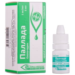 Паллада кап. глазн. р-р 1мг/мл фл. 5мл