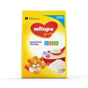 Каша молочная детская Нутриция Milupa (Милупа) Рисовая с 4-х месяцев 210 г