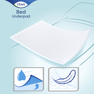Пеленки гигиенические впитывающие TENA BED Plus (Тена Бед Плюс) размер 60 см х 90 см 30 шт