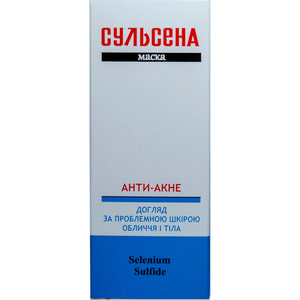 Маска для проблемной и жирной кожи Сульсена Анти-акне 50 мл