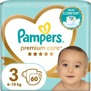 Підгузки для дітей PAMPERS Premium Care (Памперс Преміум) Midi (міді) 3 від 6 до 10 кг 60 шт