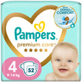 Подгузники для детей PAMPERS Premium Care (Памперс Премиум) Maxi (Макси) 4 от 9 до 14 кг 52 шт