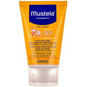 Лосьйон дитячий MUSTELA (Мустела) для обличчя та тіла з високим ступенем захисту SPF 50+ для ніжної шкіри 100 мл