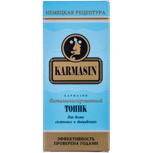 Тоник для волос KARMASIN (Кармазин) витаминизированный для волос склонних к выпадению 100мл