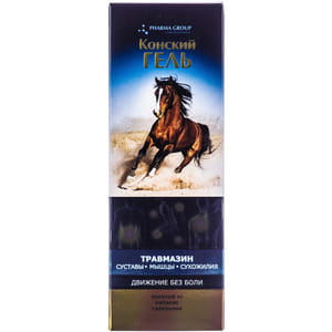 Гель для тела Эльфа Конский гель Травмазин для суставов,мышц и сухожиль 100мл