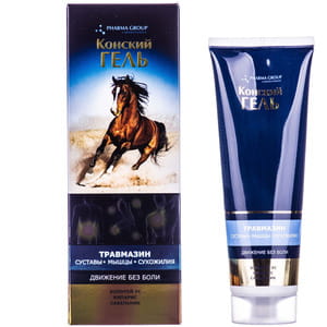 Гель для тела Эльфа Конский гель Травмазин для суставов,мышц и сухожиль 100мл