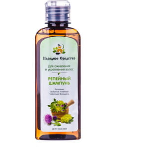 Шампунь для волос Эльфа Народное средство репейный для оживления и укрепления волос 200мл