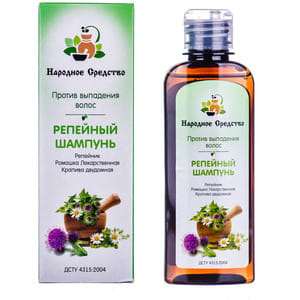 Шампунь для волос Эльфа Народное средство репейный против выпадения волос 200 мл