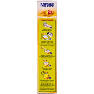 Каша молочная детская NESTLE (Нестле) овсяно-рисовая с яблоком и грушой с 6-ти месяцев 200г