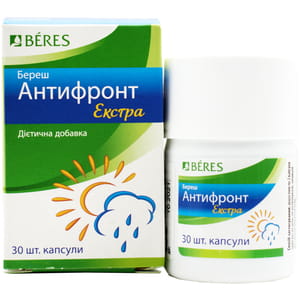 Диетическая добавка Береш Антифронт Экстра капсулы флакон 30 шт