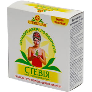 Сахарозаменитель растительный Стевии лист Стевиясан 50 г