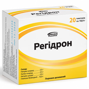 Регидрон пор. дозир. 18,9г пакет №20